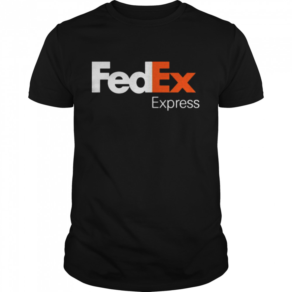 Fedex Express Logo White Orange Shirt
