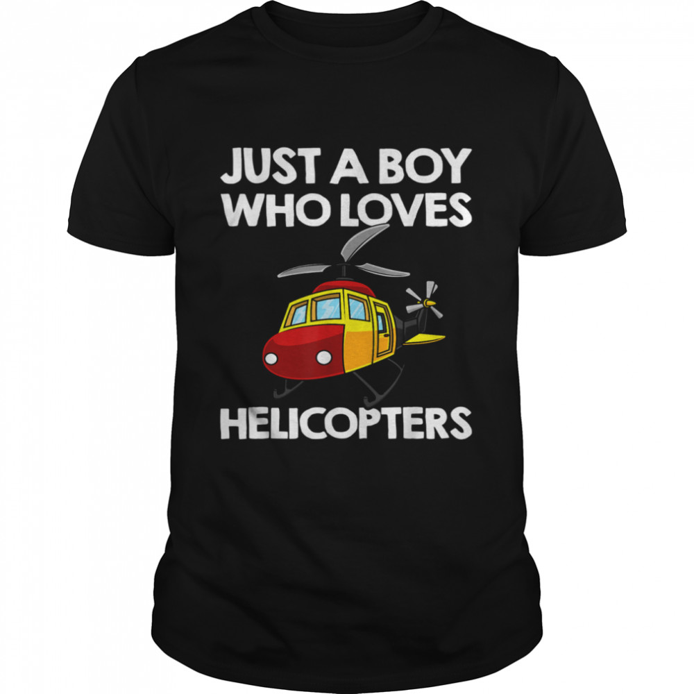 Funny Helicopter Boys Toddler Pilot Aviator shirt