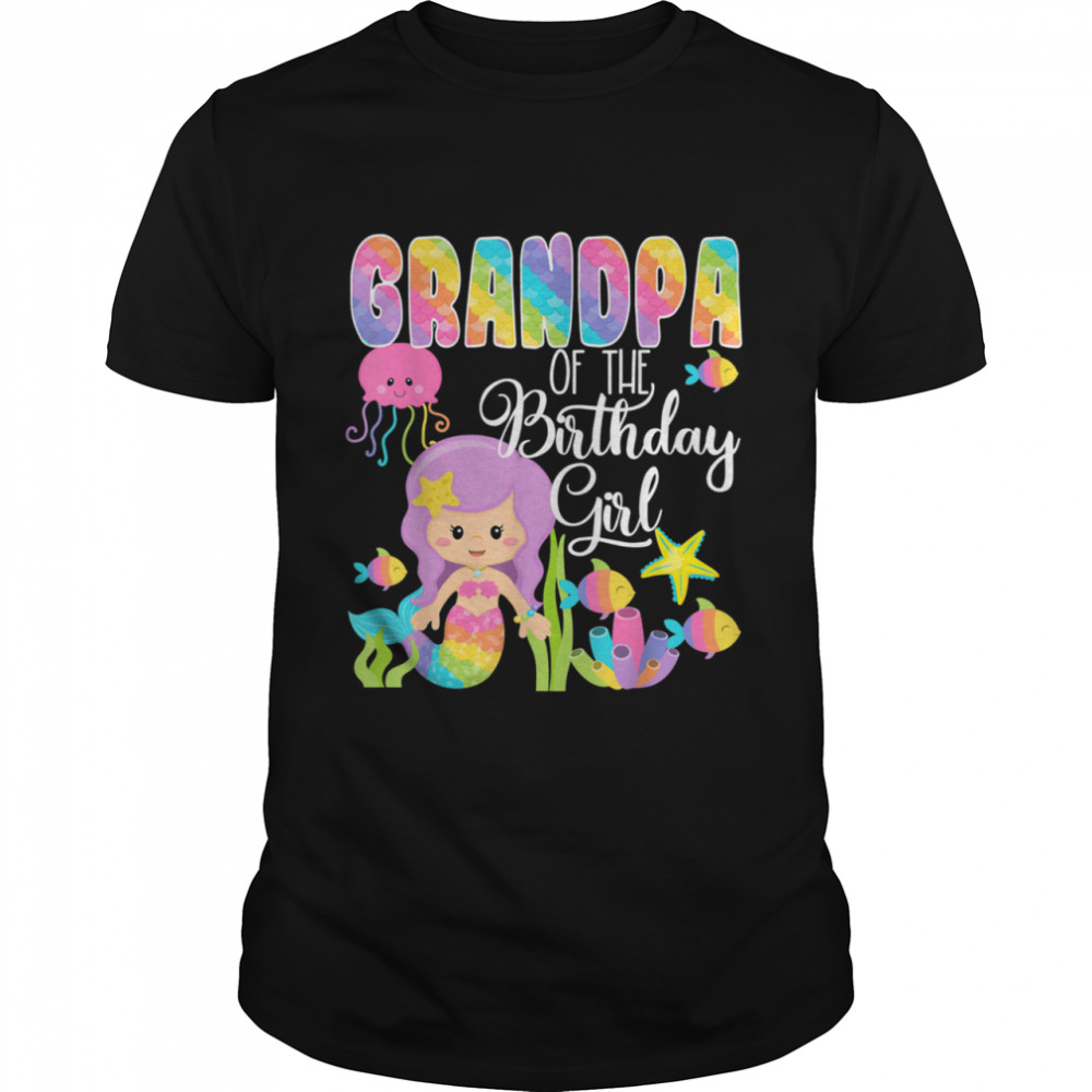Grandpa Of The Birthday Girl Family shirt