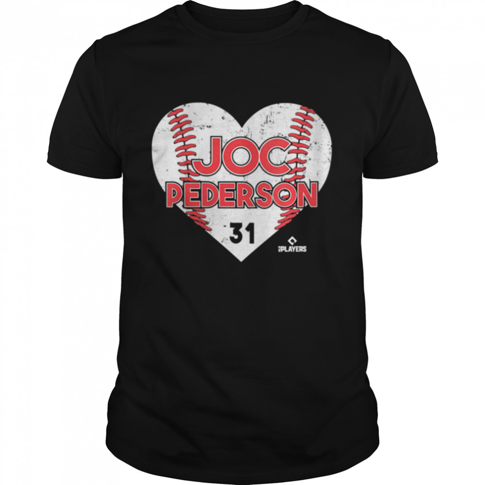 Joc Pederson Heart Baseball Apparel Shirt