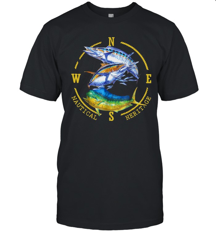 Mahi Mahi Tuna Kingfish Nautical Fishing T-shirt