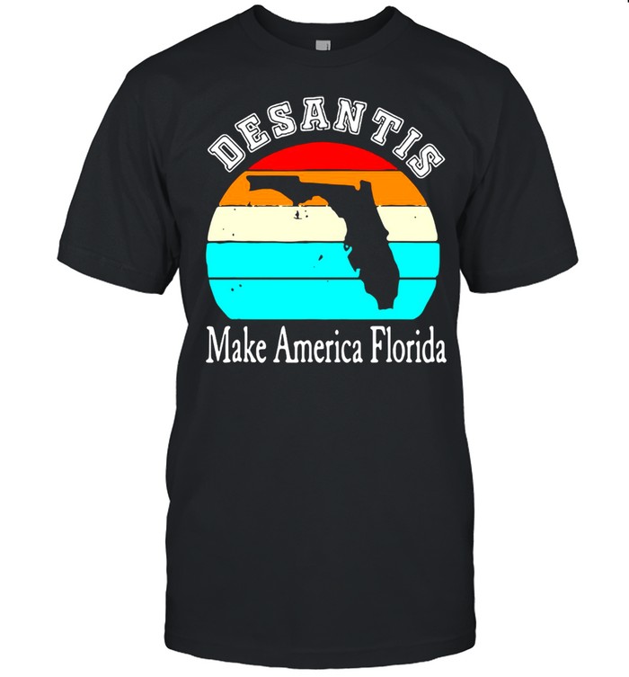 Make America Florida Desantis 2024 Vintage Retro T-shirt