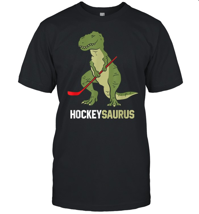 Niedlicher Dinosaurier Eishockey Dinosaurier Hockeysaurus Shirt