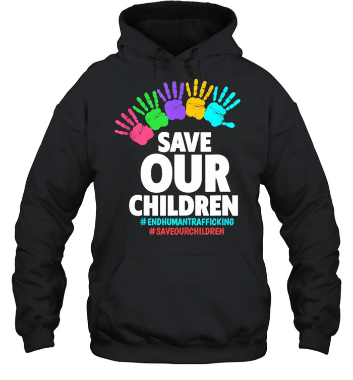 Save Our Children End Human  Unisex Hoodie