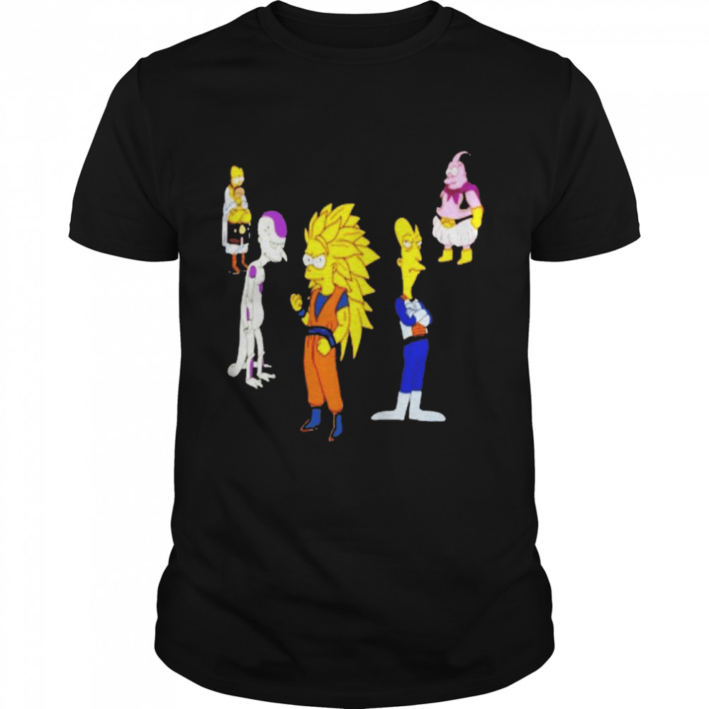 Simpsons Springfield Z Dragonball shirt
