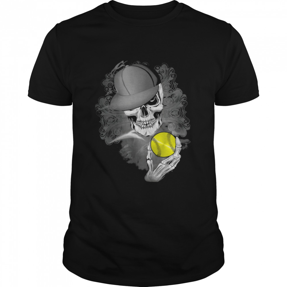 Softball Skull Shirt