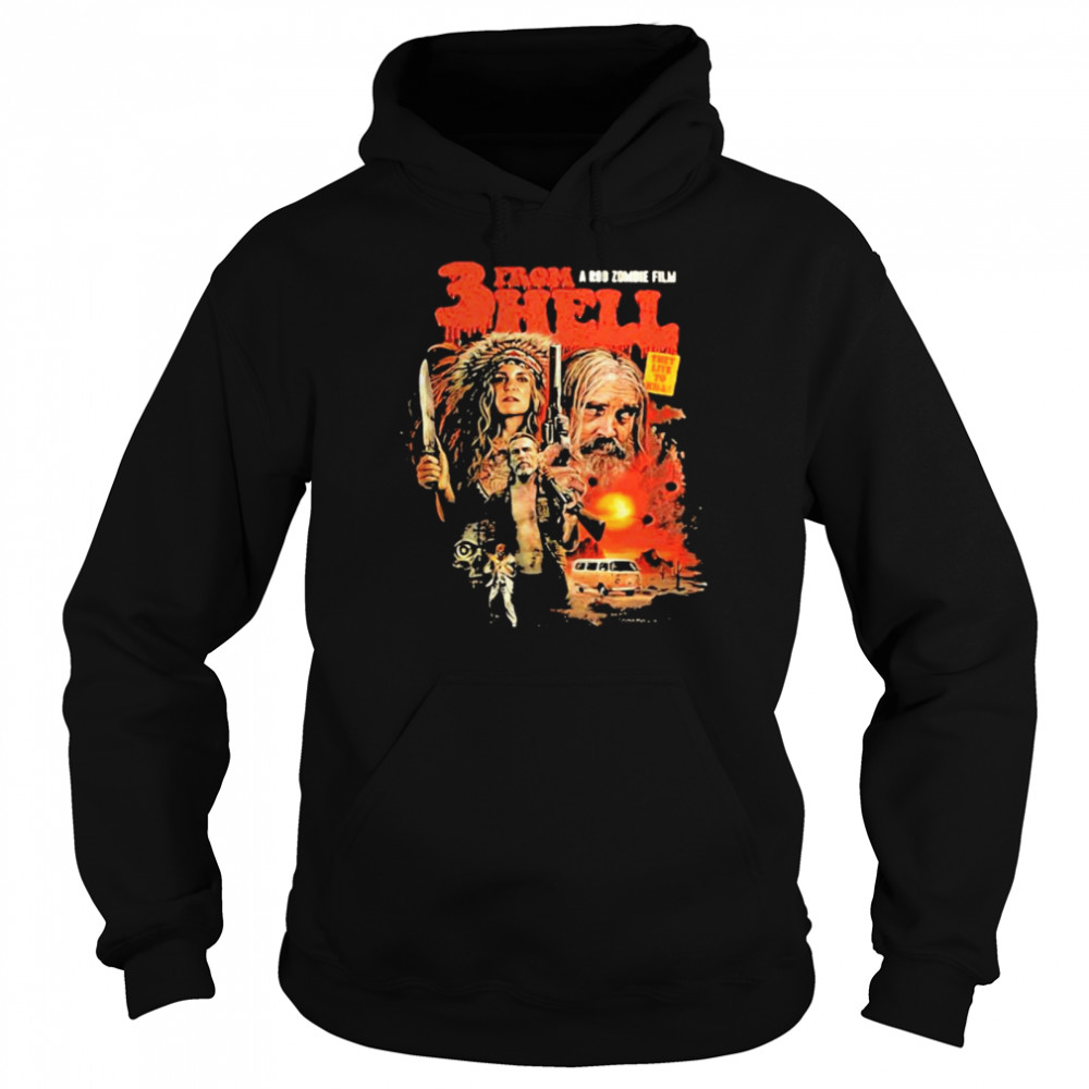 Three From A Rob Zombie Film Hell Devil’s Rejects  Unisex Hoodie