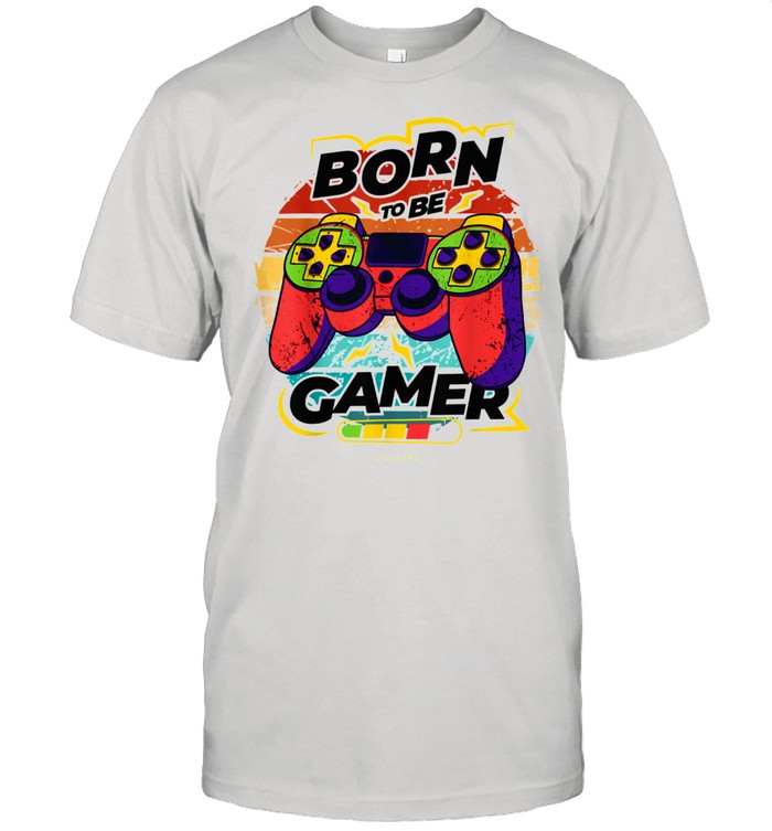 Vintage Born to be game joystick pro gamings Shirt