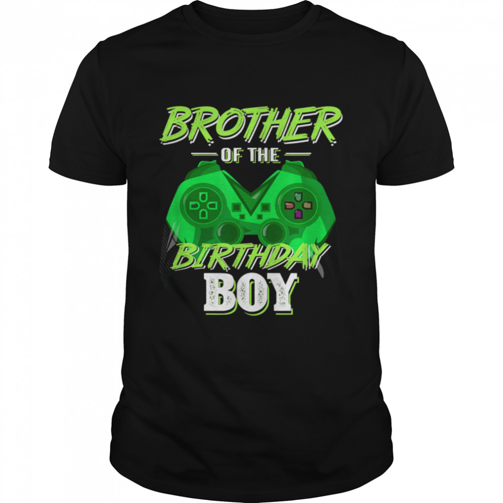 Brother of the Birthday Boy Video Game Family Matching shirt