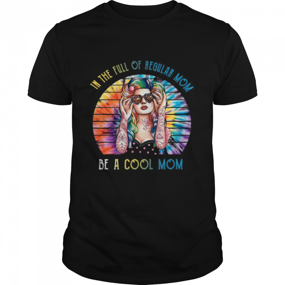 Hippie girl in the fall of regular mom be a cool mom shirt