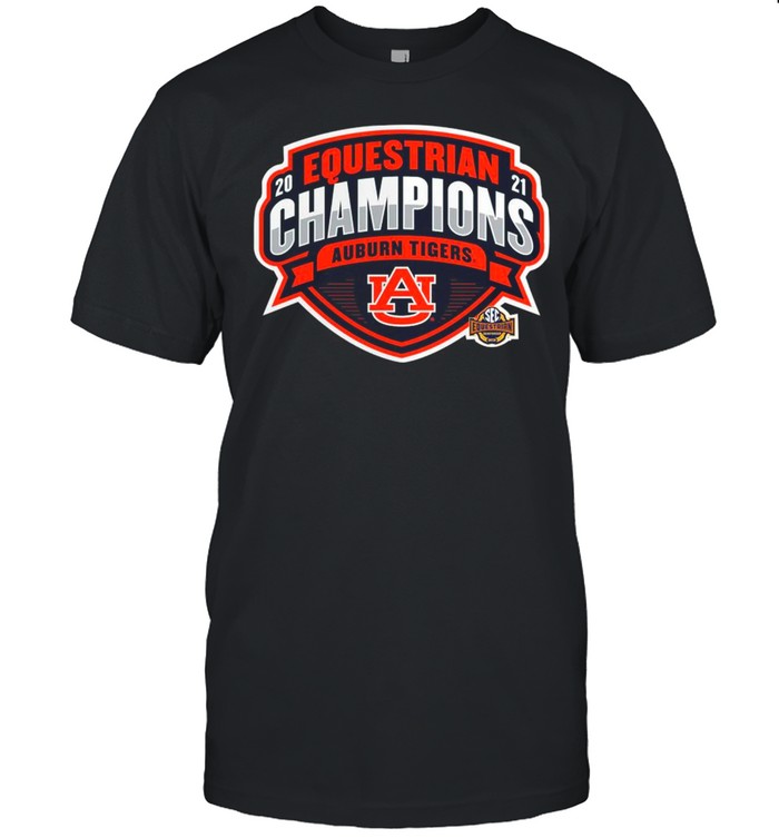 Auburn Tigers 2021 SEC Equestrian Conference Champions shirt