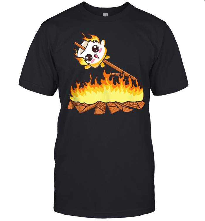 Bonfire Inspired Kawaii Smore Related Hilarious Marshmellow Shirt