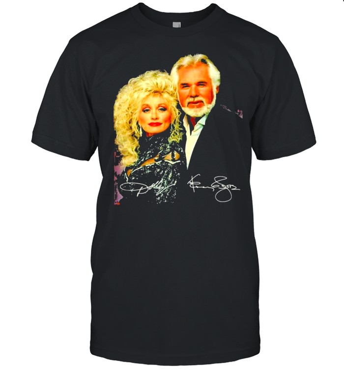 Dolly Parton And Kenny Rogers Signature Shirt