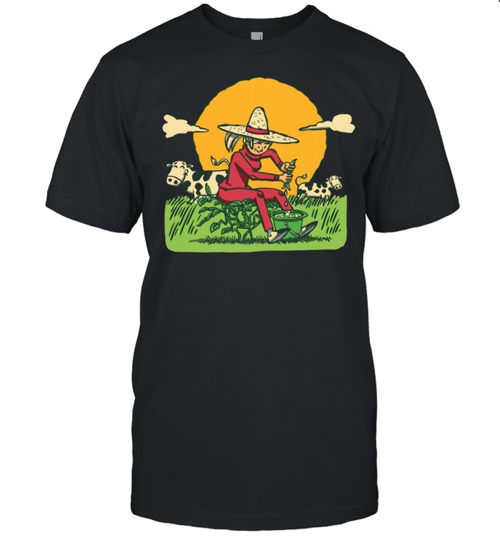 Farmer Milking Soybeans Soy Milk Shirt