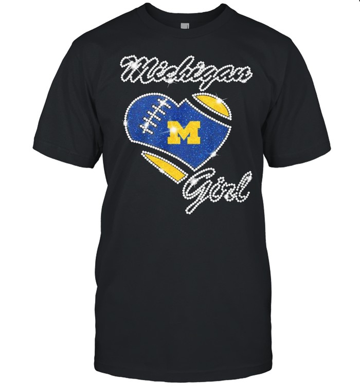 Heart Michigan Girl Diamond shirt