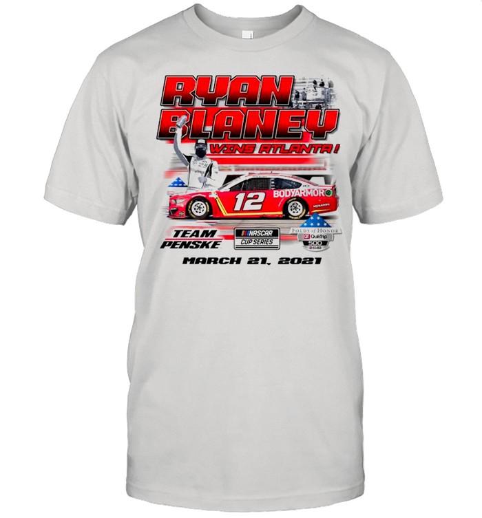 Ryan Blaney 2021 Folds of Honor QuikTrip 500 Race Winner shirt