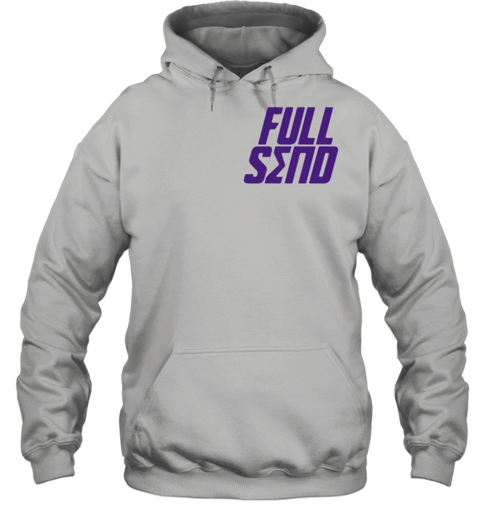 Sigma Pi Full Send Purple  Unisex Hoodie