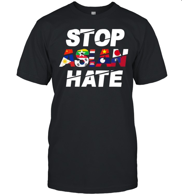 Stop Asian Hate Flag Wonderful shirt