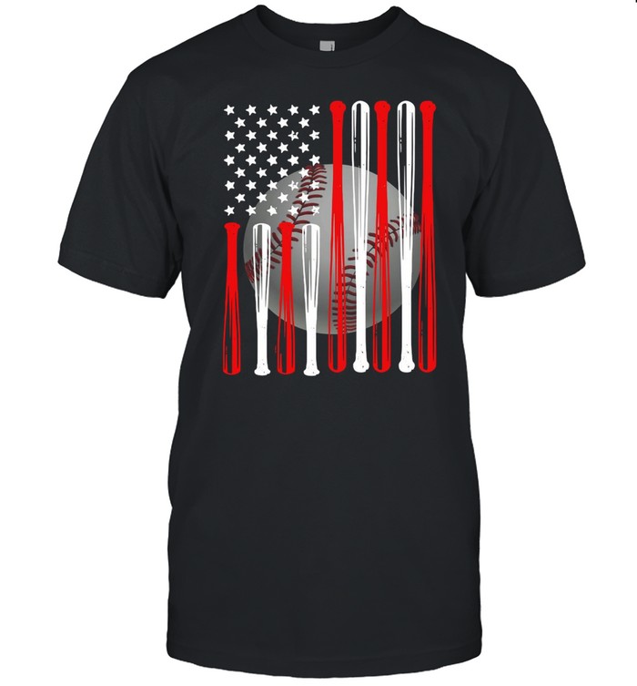 Baseball American Flag shirt