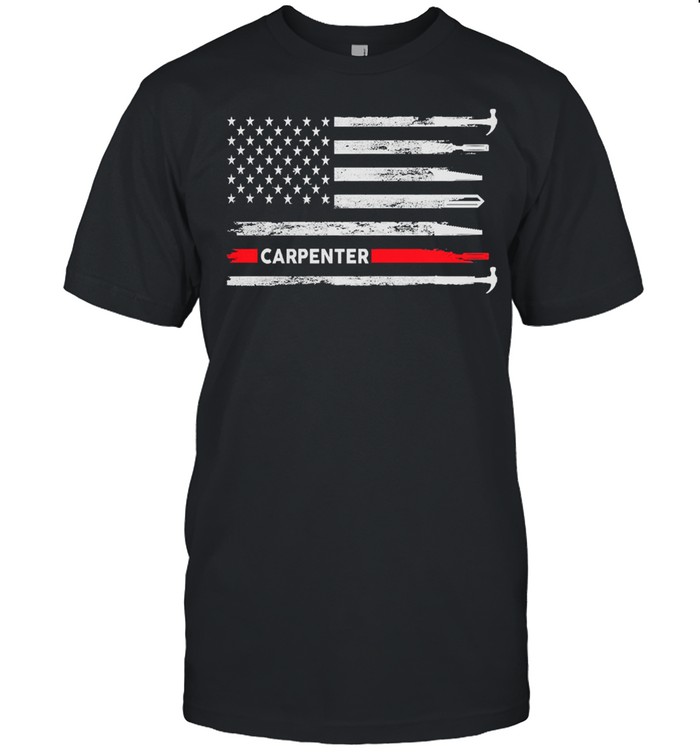 Carpenter American flag shirt Classic Men's T-shirt