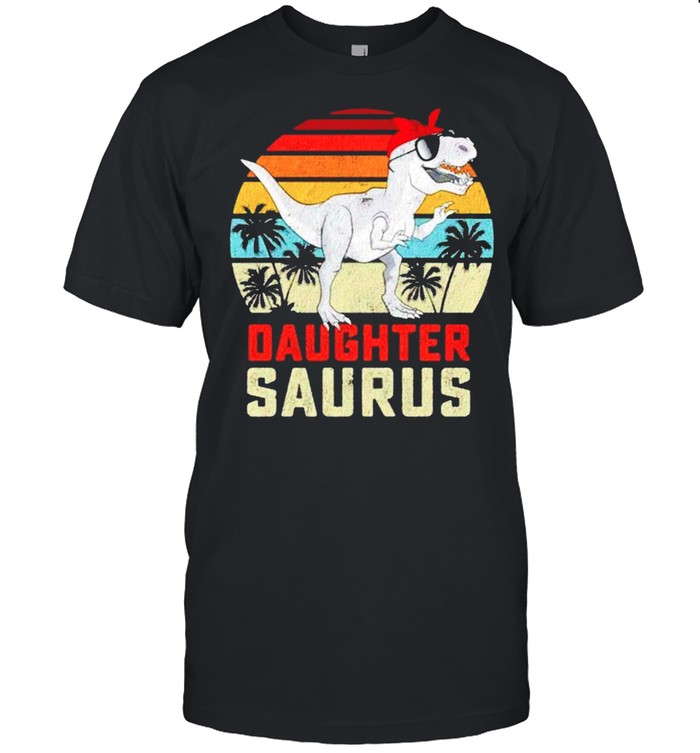 Dinosaur daughter saurus vintage shirt