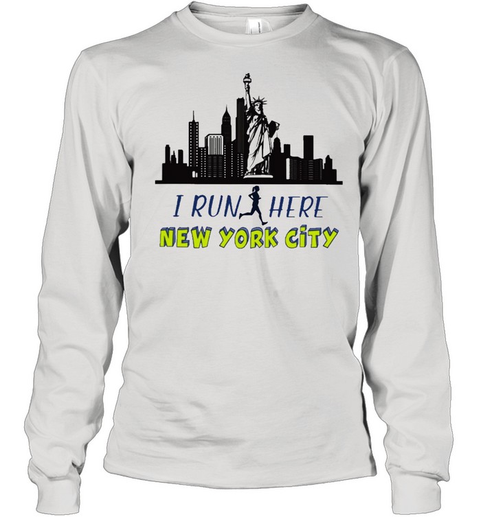 Girl I run here New York City shirt Long Sleeved T-shirt