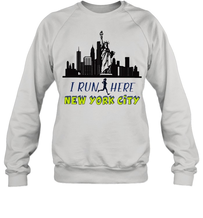 Girl I run here New York City shirt Unisex Sweatshirt
