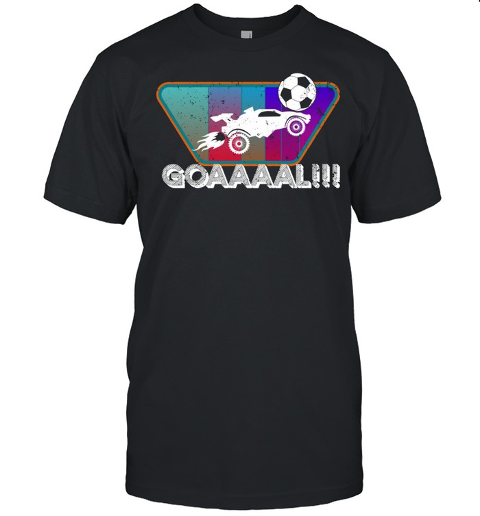 Retro Style Rocket RC Soccer Car League Gamer What A save shirt