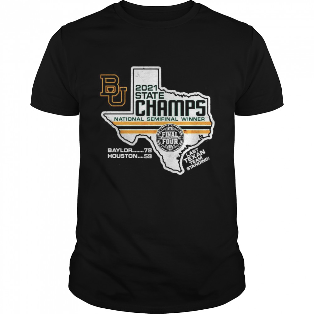 2021 state champs national semifinal winner Baylor Bears Blue shirt