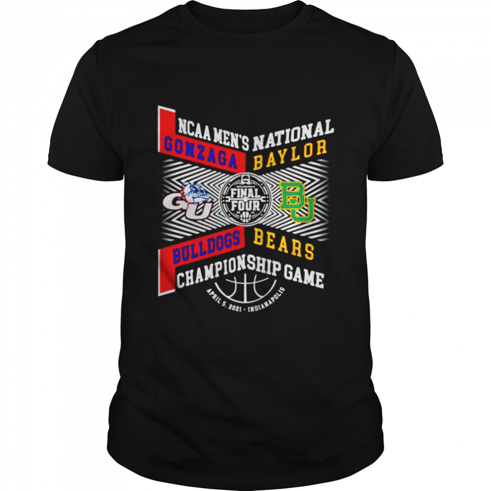 Baylor Bears vs Gonzaga Bulldogs 2021 National Championship game NCAA Men’s Basketball shirt