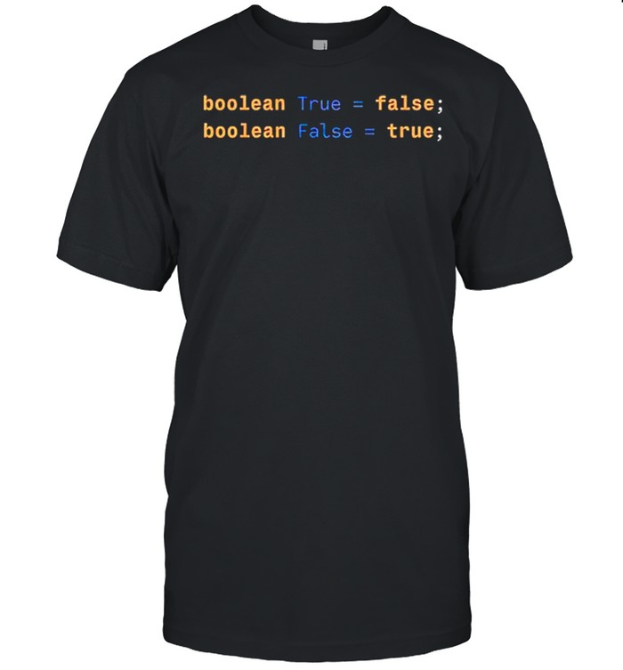 Boolean Variables Humor shirt