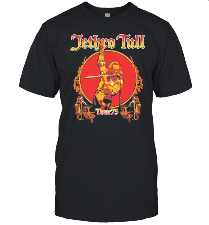 Jethro Tull Tour 75 Band Rock And Roll Shirt