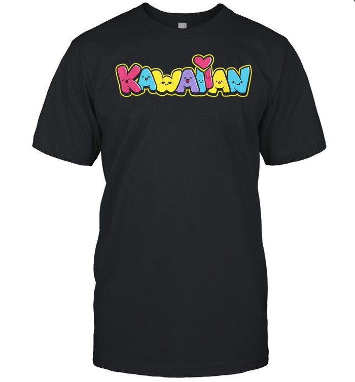 Kawaiian Community Graffitti with Fun Kawaii Faces Shirt