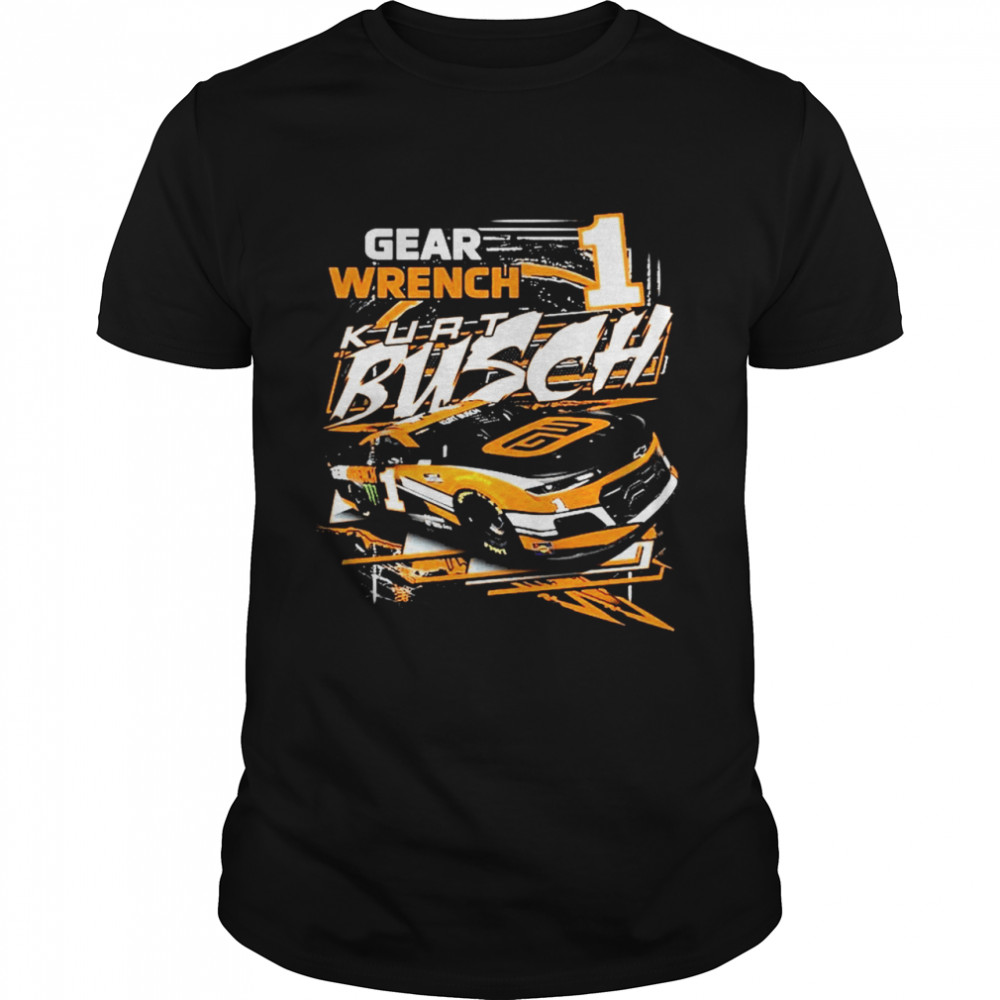 Kurt Busch Checkered Flag Slingshot Graphic shirt