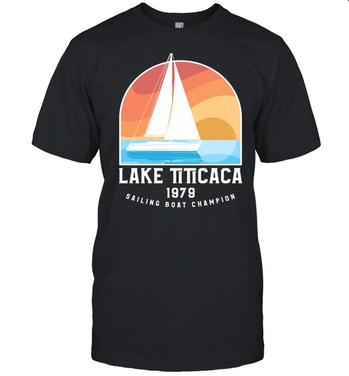 Lake Titicaca Sail boat  Classic Men's T-shirt