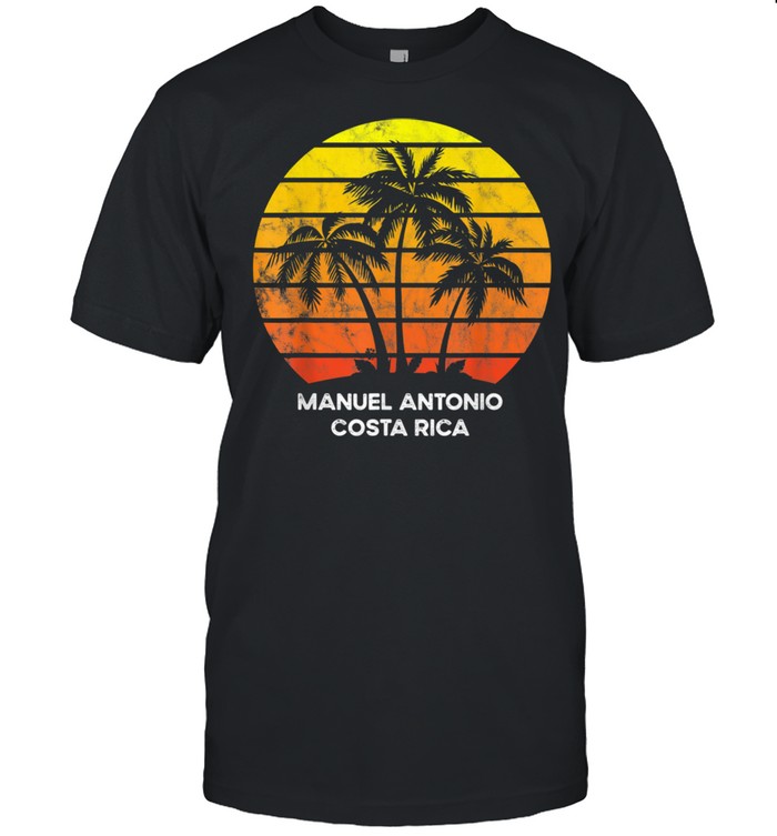 Manuel Antonio Costa Rica Beach Palm Tree for vacation shirt
