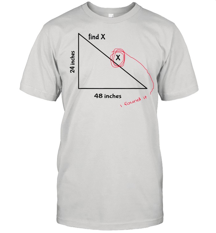 Math I found x's's youth Math School Shirt