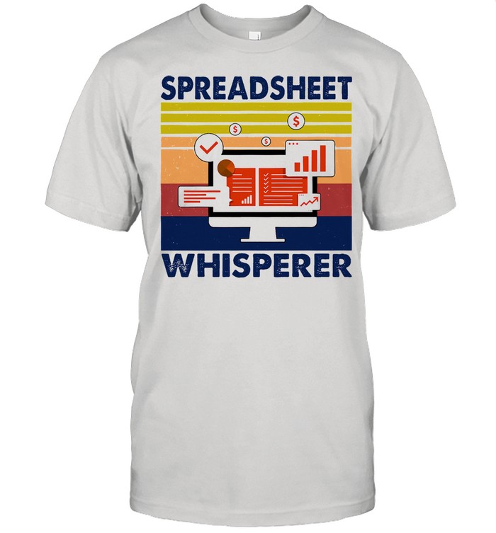 Spreadsheet whisperer vintage shirt