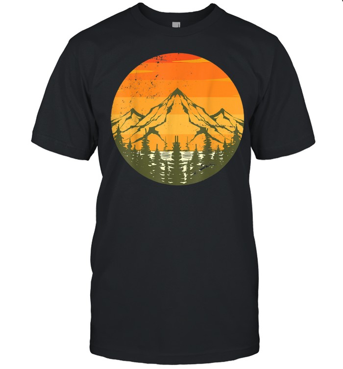 Trees Outdoors Mountains Hiking Nature Wildlife Forest shirt