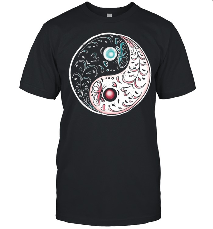 Yin Yang Butterflies Zen Butterfly Balance Yoga Meditation Shirt