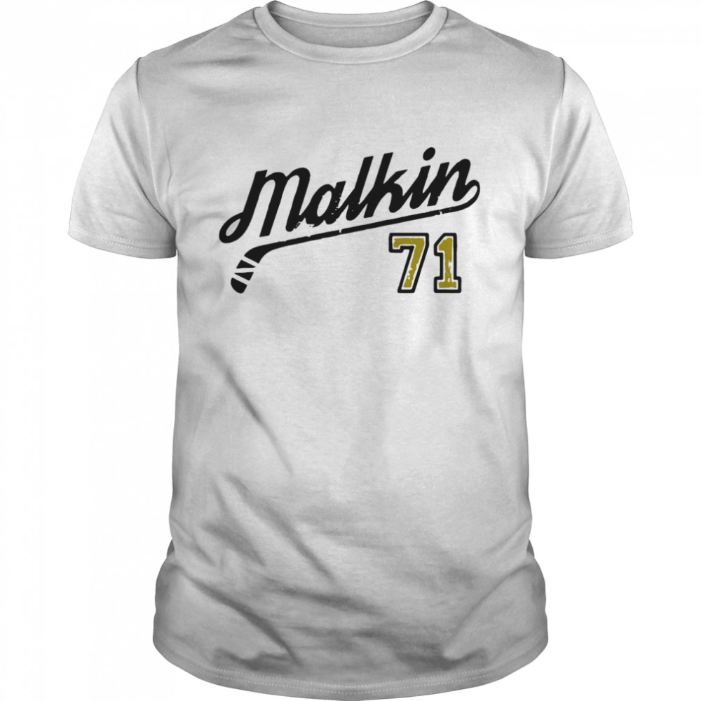 Evgeni Malkin 71 Script shirt