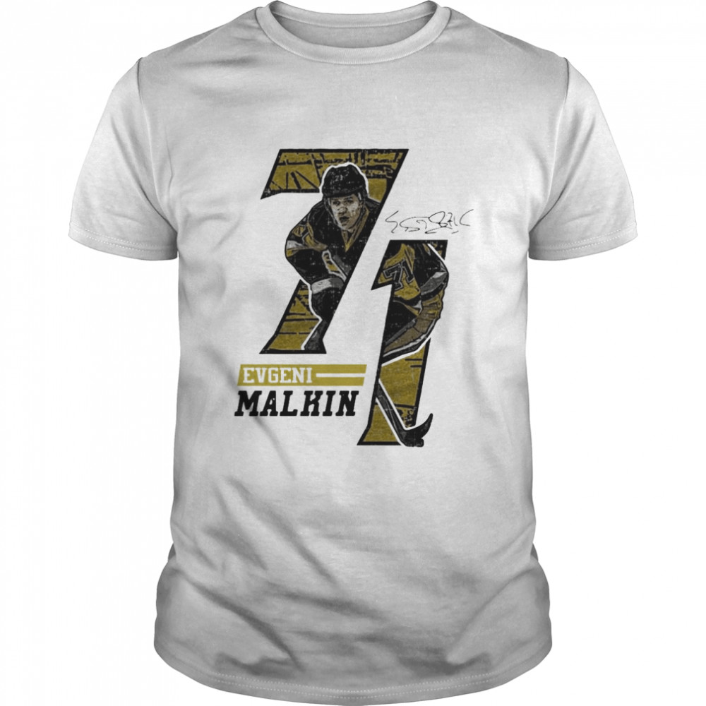 Evgeni Malkin Offset Signature shirt