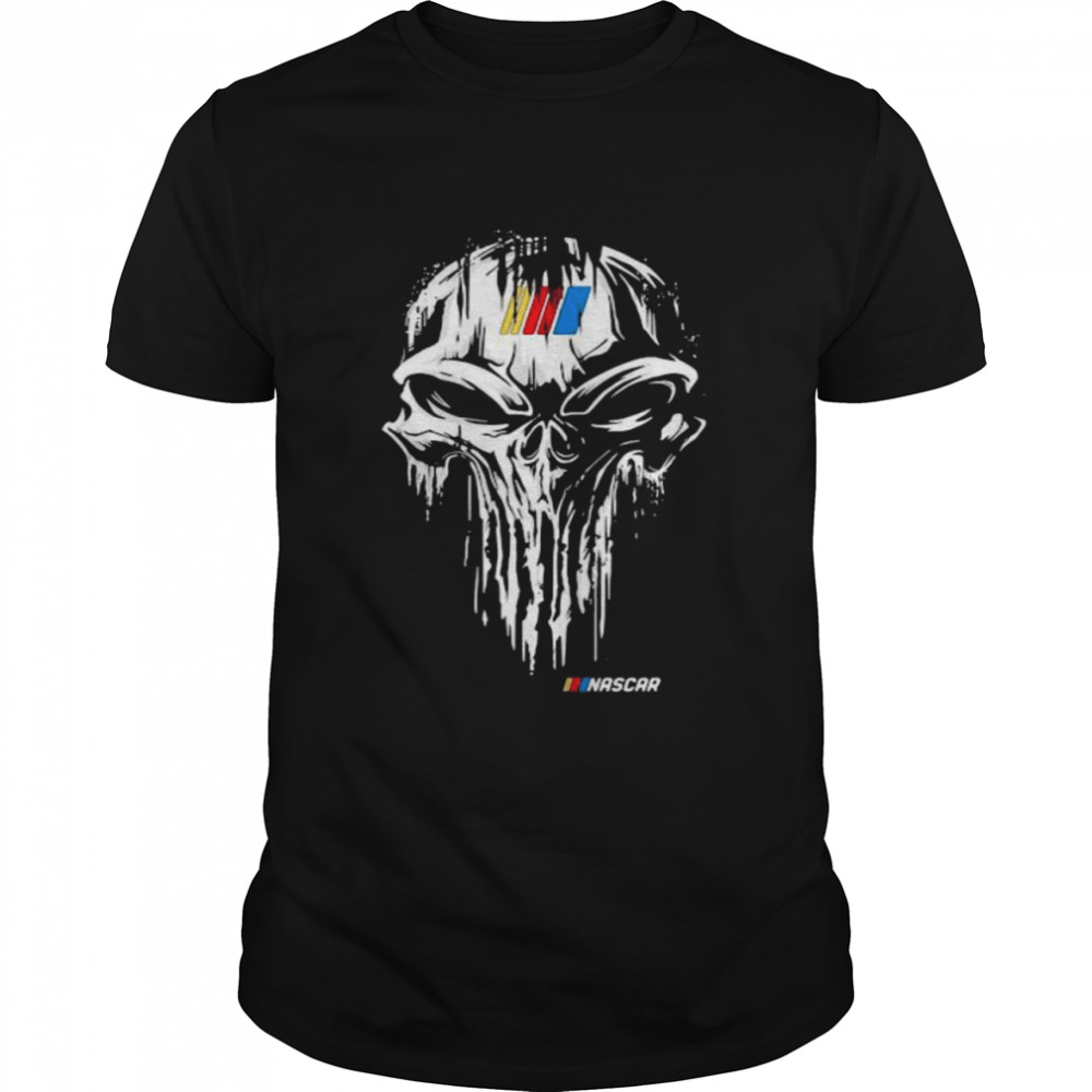 Punisher With Nascar Logo Shirt