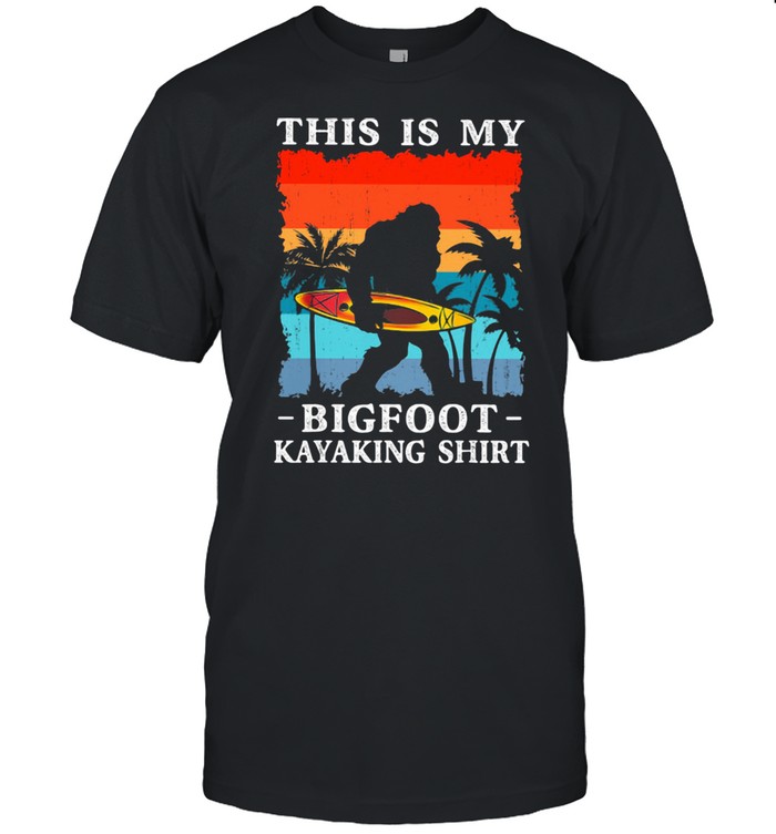 This Is My Bigfoot Kayaking Shirt Vintage Shirt