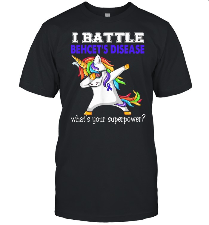 Unicorn I Battle Behcet’s Disease Awareness Shirt