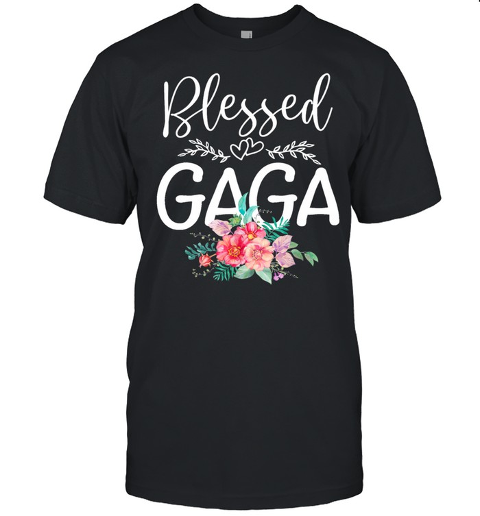 Blessed Gaga Floral Mother’s Day Mom Grandma Shirt