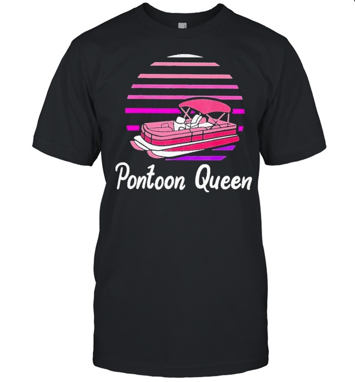 Pontoon captain boat gift vintage shirt