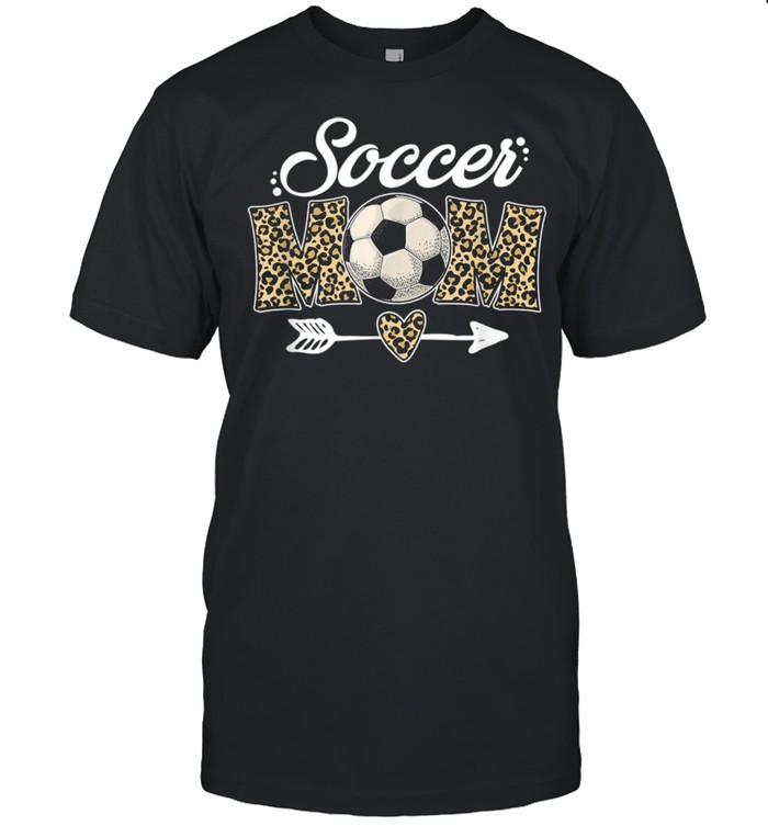 Soccer Mom Leopard Soccer Mom Mother’s Day 2021 Shirt