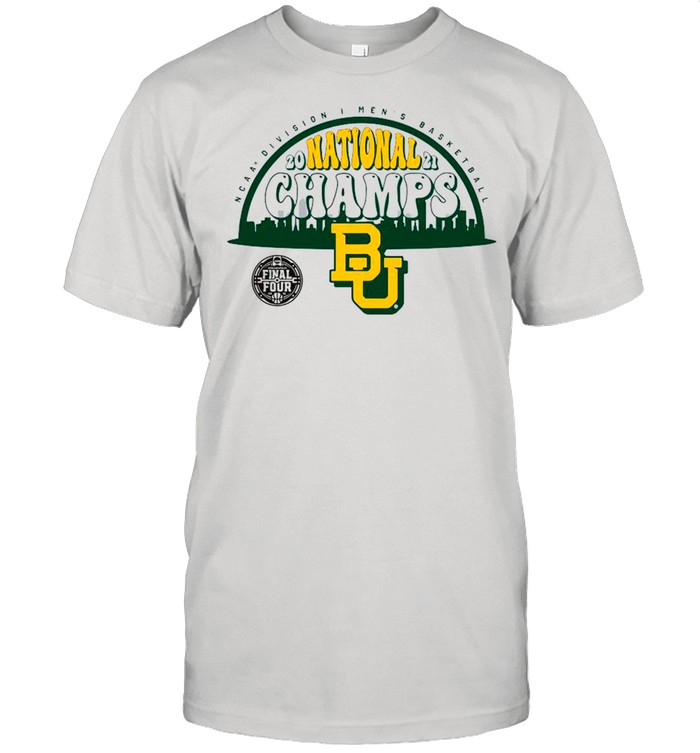 Baylor Bears Fanatics Branded 2021 NCAA Men’s Basketball National Champions Screen Space Dye shirt