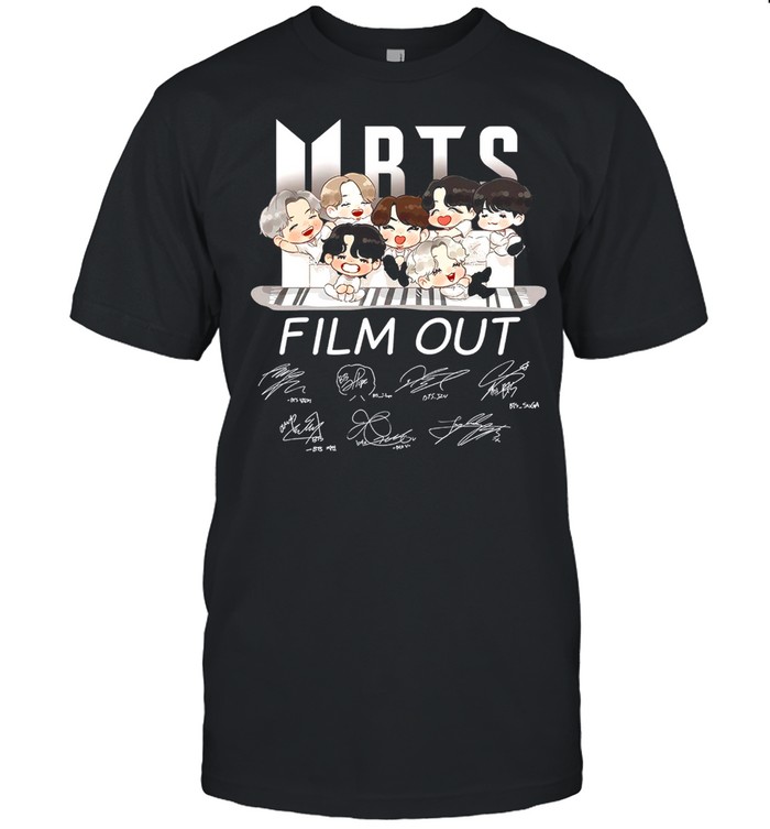 BTS Film Out Signatures shirt